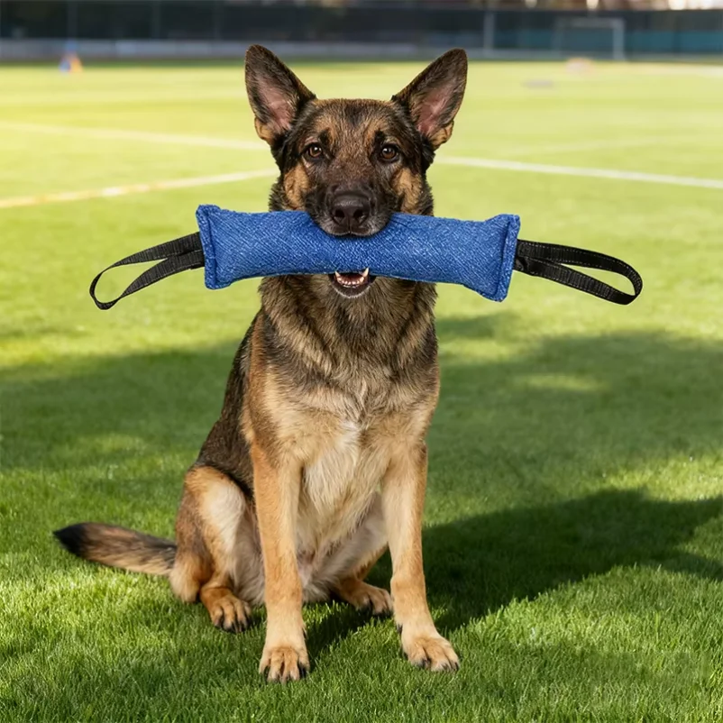 Dog Tug Toy Jute Bite Pillow Durable Training Equipment Interactive Training Toys For Large And Small Dogs
Dog Tug Toy Jute Bite Pillow Durable Training Equipment Interactive Training Toys For Large And Small Dogs