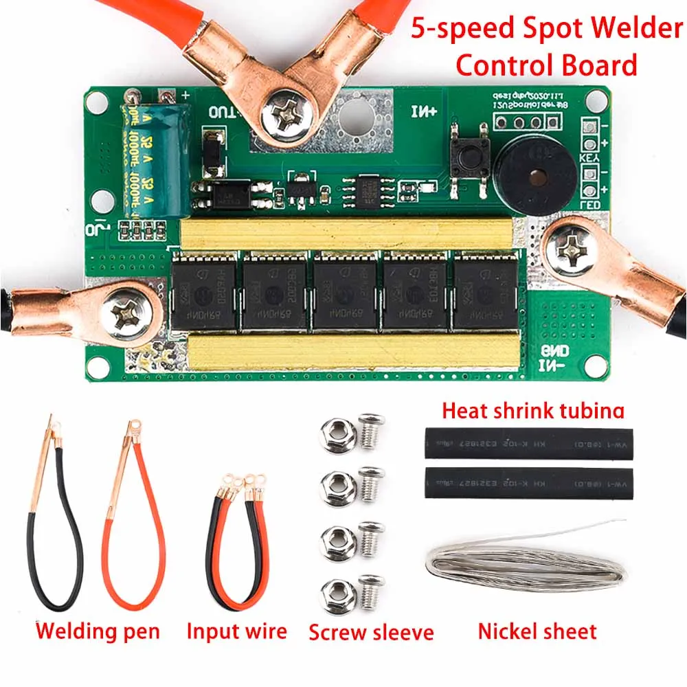 12V Spots Welding Machine Control Board DIY Set Nickel Plated Sheet 5 Gears Spot Welder Nickel Sheet For 18650 Lithium Battery
12V Spots Welding Machine Control Board DIY Set Nickel Plated Sheet 5 Gears Spot Welder Nickel Sheet For 18650 Lithium Battery