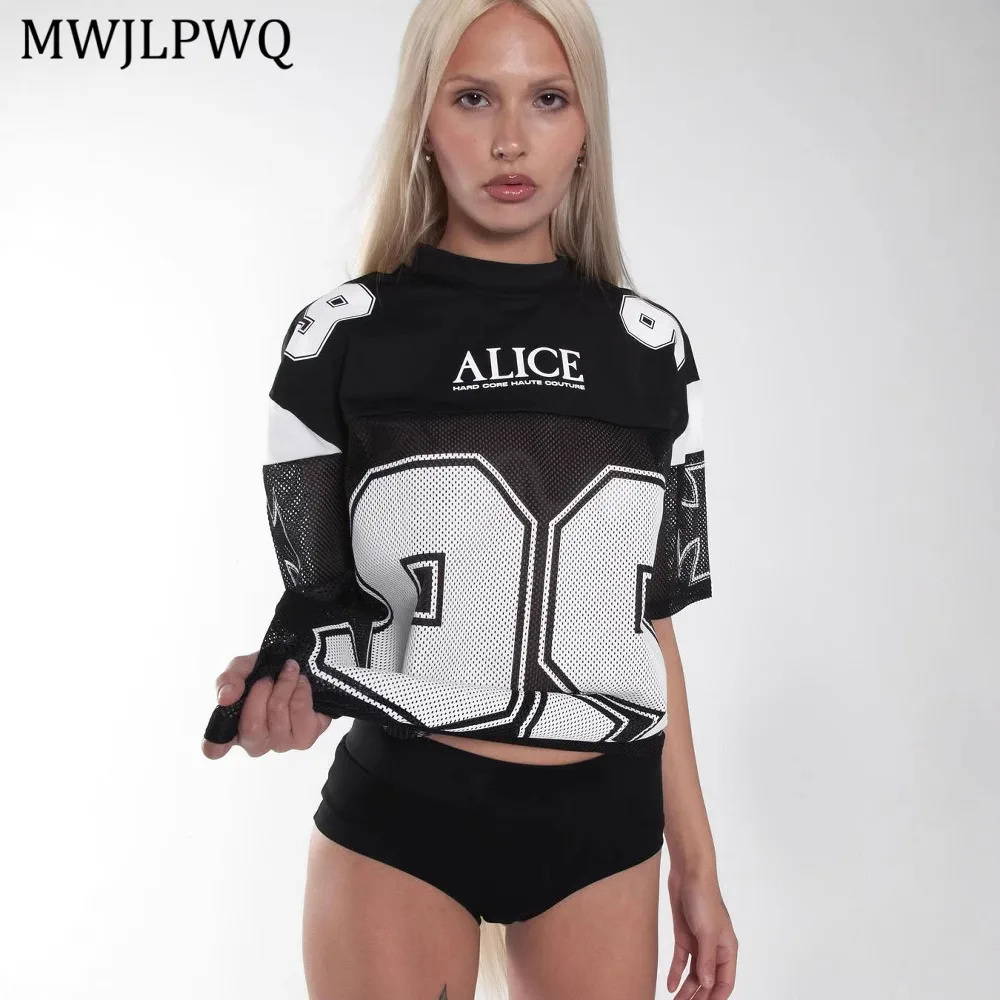 MWJLPWQ New Summer Printed Letter Sports T-shirt High Street Fashion Versatile Short Sleeve Women's Casual Tops 2025 Trend 11536
MWJLPWQ New Summer Printed Letter Sports T-shirt High Street Fashion Versatile Short Sleeve Women's Casual Tops 2025 Trend 11536