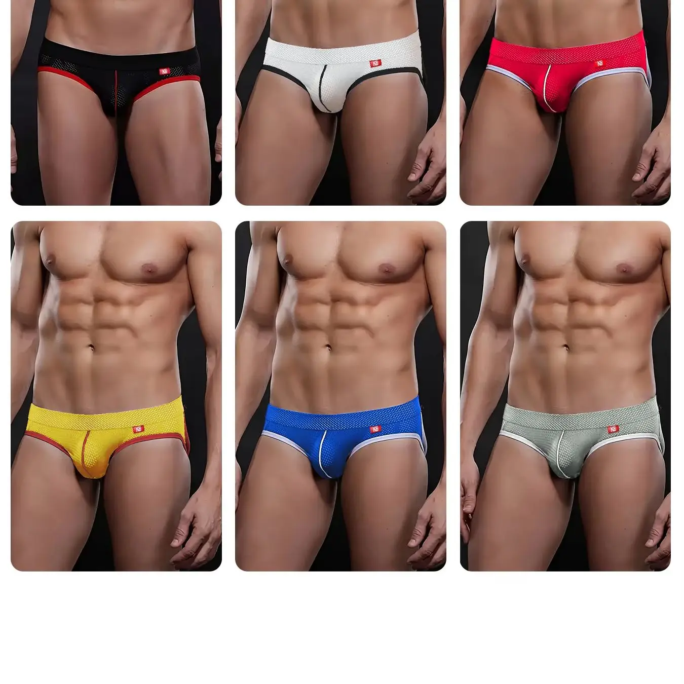 Мужской плотный бандаж, нижнее белье с открытой спиной, дышащие сетчатые стринги, эротический слип-ремешок, трусы-бикини для геев, 6 шт.
Мужской плотный бандаж, нижнее белье с открытой спиной, дышащие сетчатые стринги, эротический слип-ремешок, трусы-бикини для геев, 6 шт.