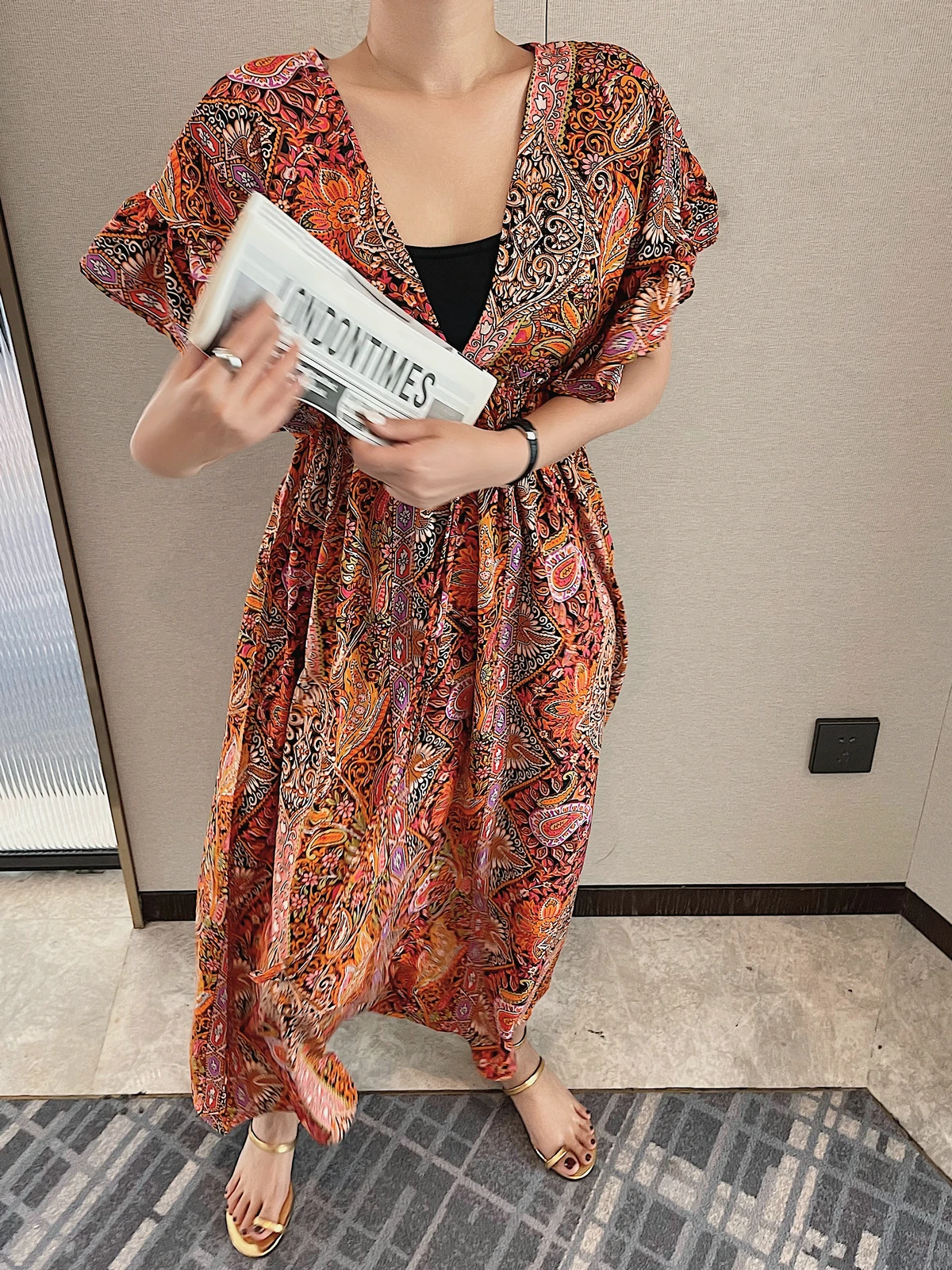 Chiffon Floral Long One Piece Dresses Y2k 2025 Woman Clothing Summer Fashion Korean Style Elegant Evening Party New Short Sleeve
Chiffon Floral Long One Piece Dresses Y2k 2025 Woman Clothing Summer Fashion Korean Style Elegant Evening Party New Short Sleeve