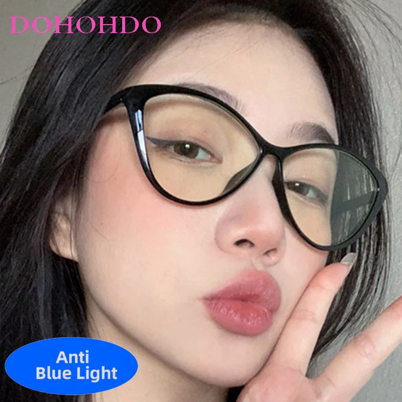 New Fashion Y2K Anti-Blue Light Cat Eye Ladies Glasses Luxury Brand Designer Computer Optical Eyeglasses For Office Work Lentes
New Fashion Y2K Anti-Blue Light Cat Eye Ladies Glasses Luxury Brand Designer Computer Optical Eyeglasses For Office Work Lentes