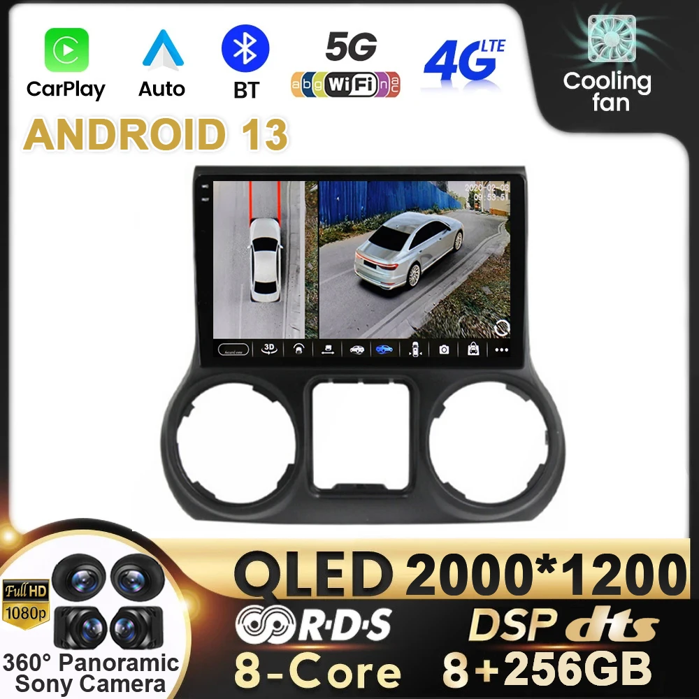 10.1 Inch Car Raido Android 13 For Jeep Wrangler 3 JK 2011-2014 / 2015-2017 Multimedia Player Wireless Carplay Video Stereo DSP
10.1 Inch Car Raido Android 13 For Jeep Wrangler 3 JK 2011-2014 / 2015-2017 Multimedia Player Wireless Carplay Video Stereo DSP