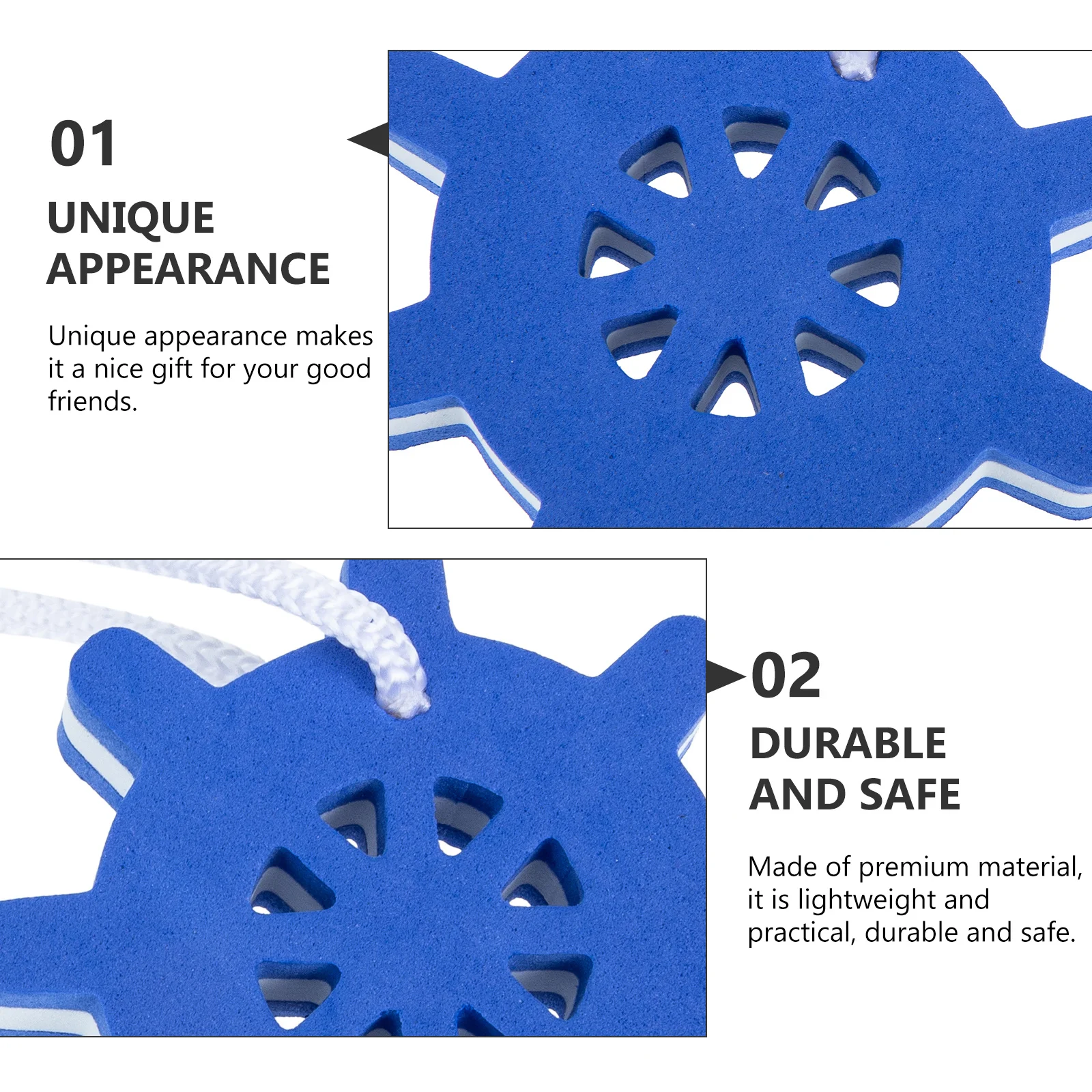 10Pcs Waterproof Float Keychain Foam Key Ring for Boating Fishing Swimming Sailing Water Sports Outdoor Use Blue
10Pcs Waterproof Float Keychain Foam Key Ring for Boating Fishing Swimming Sailing Water Sports Outdoor Use Blue