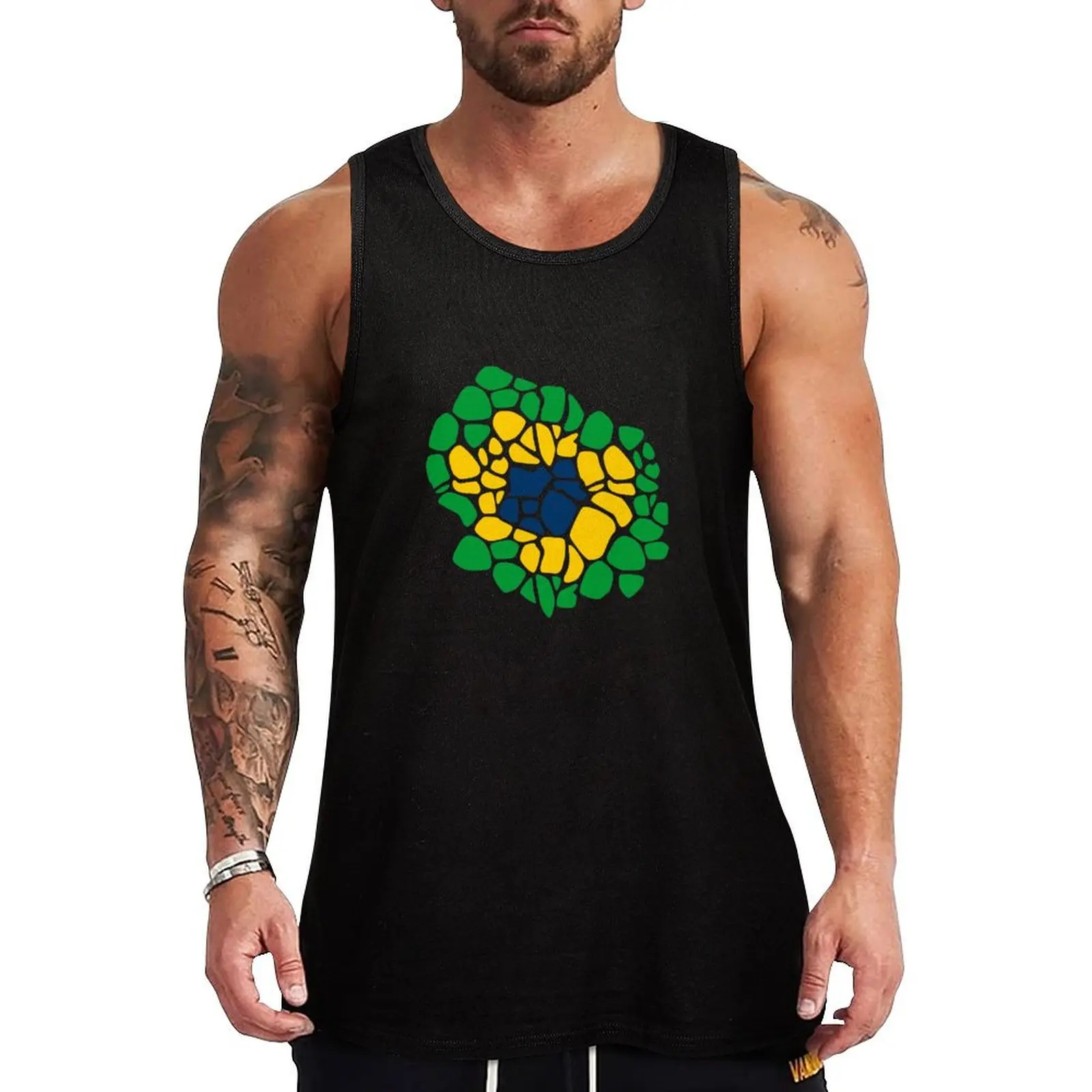 Brazilian Summer Flower Flag Tank Top Rugged Tank Top Workwear Casual Sleeveless Shirt
Brazilian Summer Flower Flag Tank Top Rugged Tank Top Workwear Casual Sleeveless Shirt