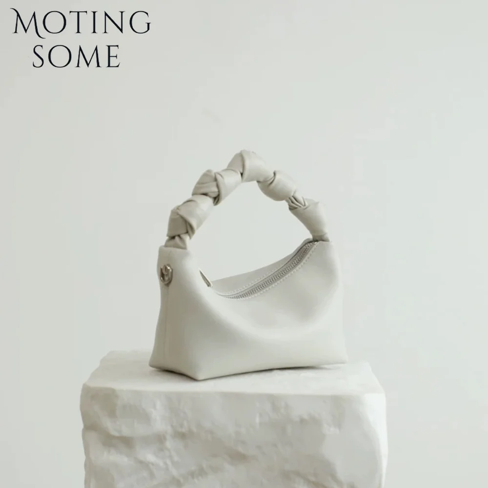 MOTINGSOME Unique Portable Cloud Shoulder Bags Mini Satchels Women Handbags Luxury Split Leather Messenger Saddle Purse 2026 New
MOTINGSOME Unique Portable Cloud Shoulder Bags Mini Satchels Women Handbags Luxury Split Leather Messenger Saddle Purse 2026 New