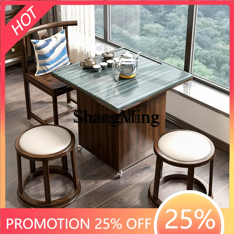 FG integrated balcony tea table chair combination household small tea table marble simple small mobile tea table kettle
FG integrated balcony tea table chair combination household small tea table marble simple small mobile tea table kettle