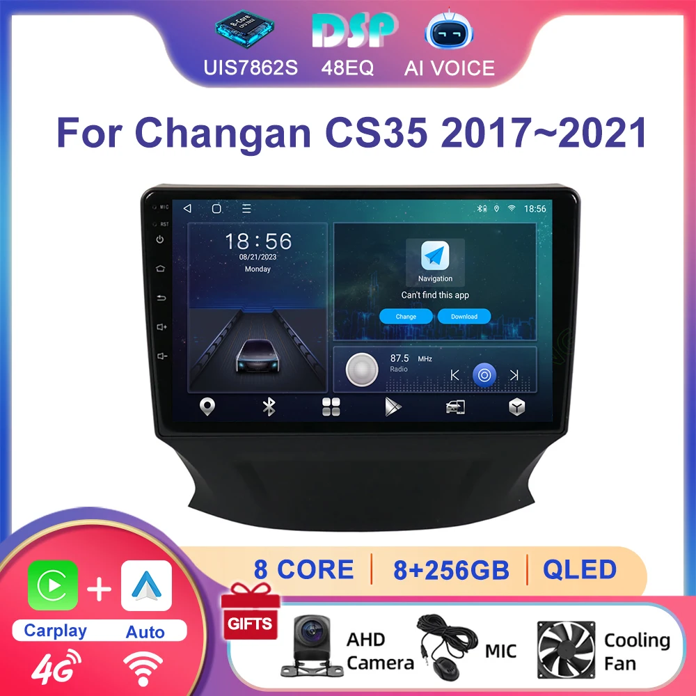 Car Radio for Changan CS35 2017~2021 2 Din Android Car Stereo DVD GPS Navigation Player Multimedia Android Auto Wireless Carplay
Car Radio for Changan CS35 2017~2021 2 Din Android Car Stereo DVD GPS Navigation Player Multimedia Android Auto Wireless Carplay