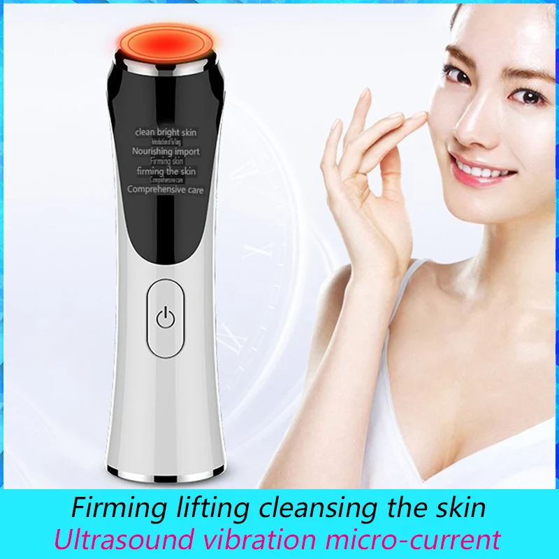 Multifunctional Electric Facial Beauty Device, Ultrasound, Vibration Massage, Micro-current, Clean Pores, Face Care USB ML-073
Multifunctional Electric Facial Beauty Device, Ultrasound, Vibration Massage, Micro-current, Clean Pores, Face Care USB ML-073