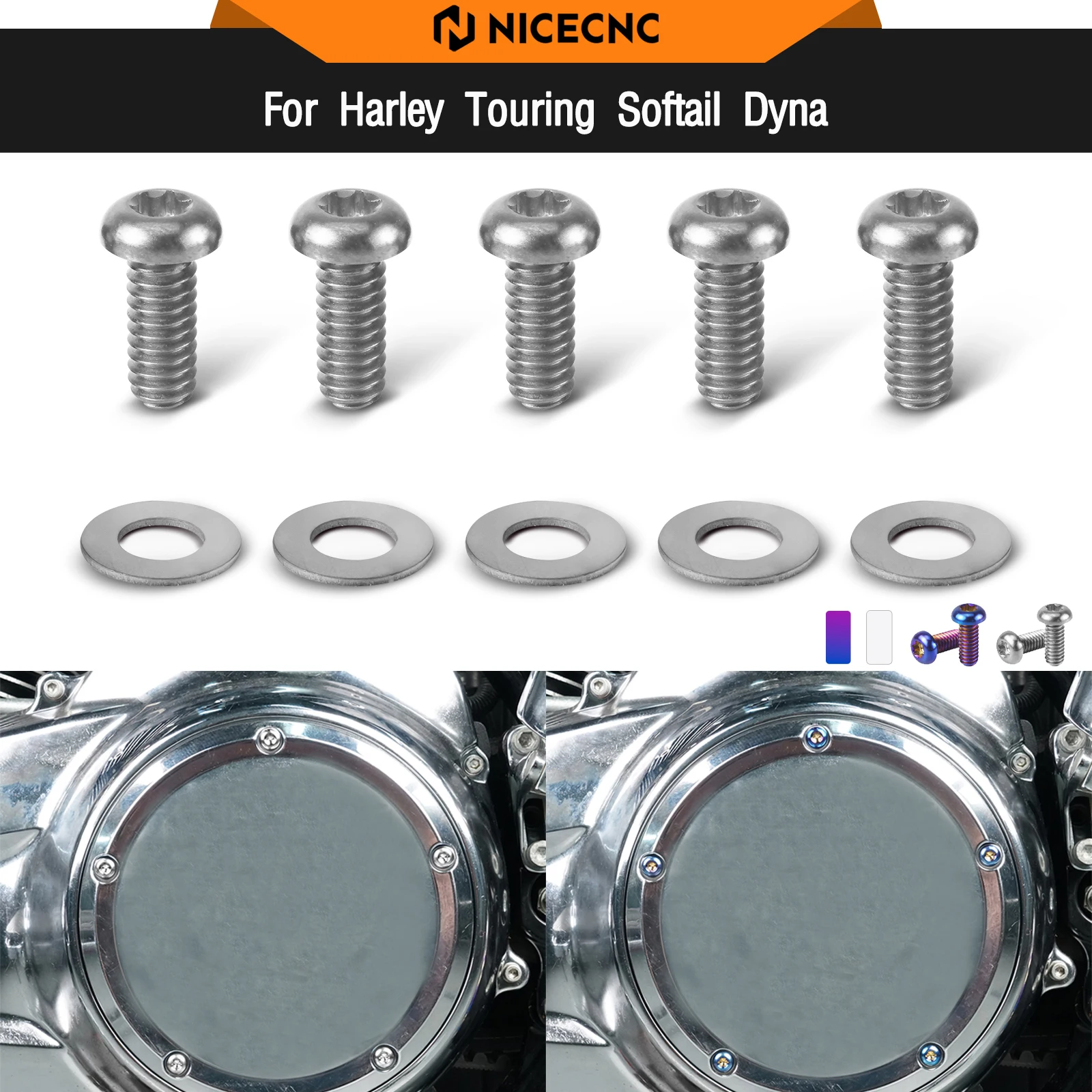 Болты крышки дерби для Harley Street Glide FLHX Road King FLHR Road Glide FLTRX Fat Boy 114 FLFBS Low Rider FXLR Breakout
Болты крышки дерби для Harley Street Glide FLHX Road King FLHR Road Glide FLTRX Fat Boy 114 FLFBS Low Rider FXLR Breakout