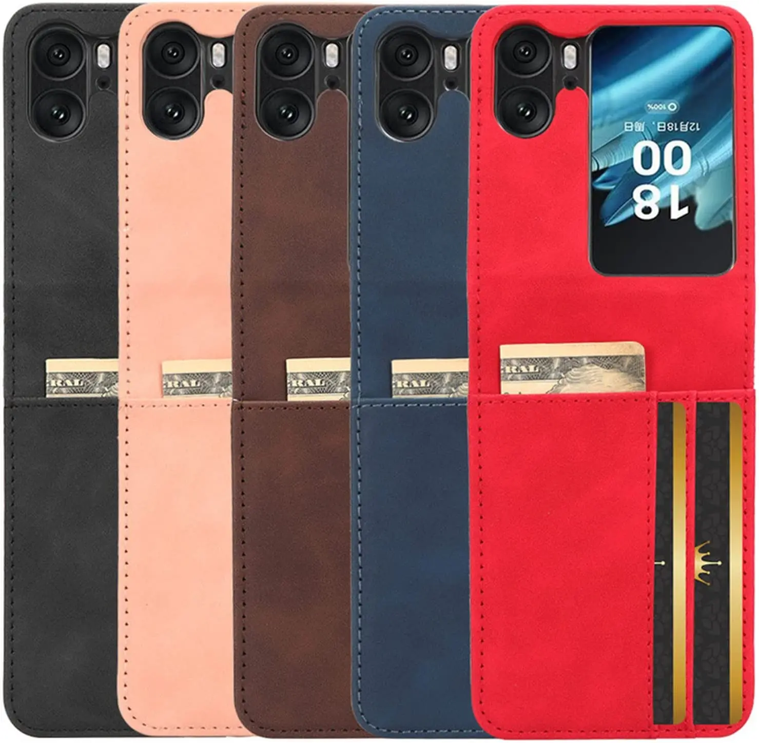 Case for Oppo Find N2 Flip with Card Slots, Business Style PU Leather Flip Wallet Case Shockproof Durable Protection Phone Cover
Case for Oppo Find N2 Flip with Card Slots, Business Style PU Leather Flip Wallet Case Shockproof Durable Protection Phone Cover