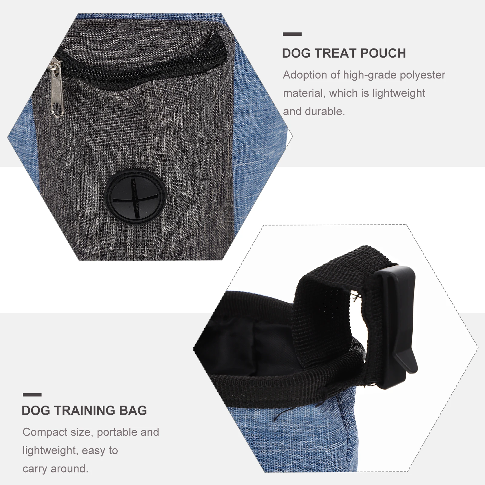 Pet Treat Training Snack Pouch Lightweight Polyester Portable Dog Walking Bag Multiple Storage for Pet Supplies
Pet Treat Training Snack Pouch Lightweight Polyester Portable Dog Walking Bag Multiple Storage for Pet Supplies