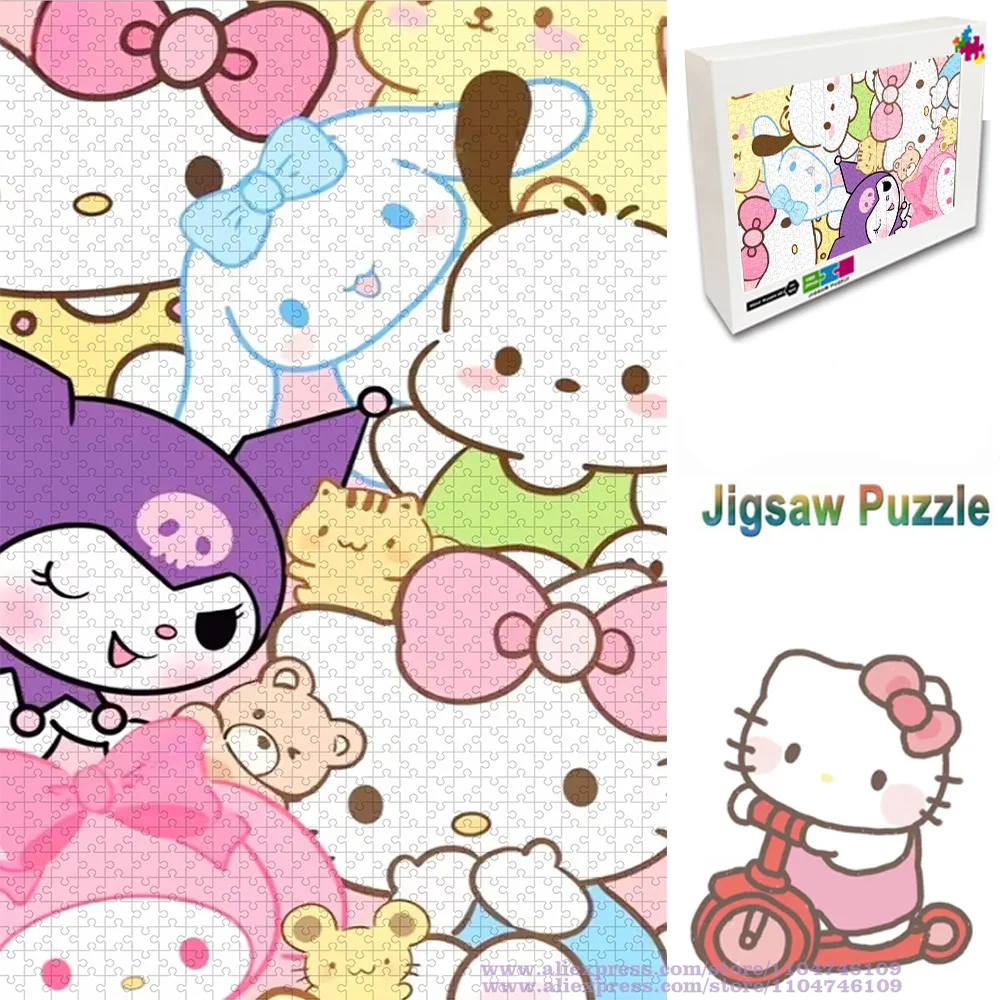 Sanrio Characters Puzzle Jigsaw 108/200/300/500/1000/1500Pcs Hello Kitty & Melody Kuromi Cinnamoroll Intelligence Puzzles 
Sanrio Characters Puzzle Jigsaw 108/200/300/500/1000/1500Pcs Hello Kitty & Melody Kuromi Cinnamoroll Intelligence Puzzles
