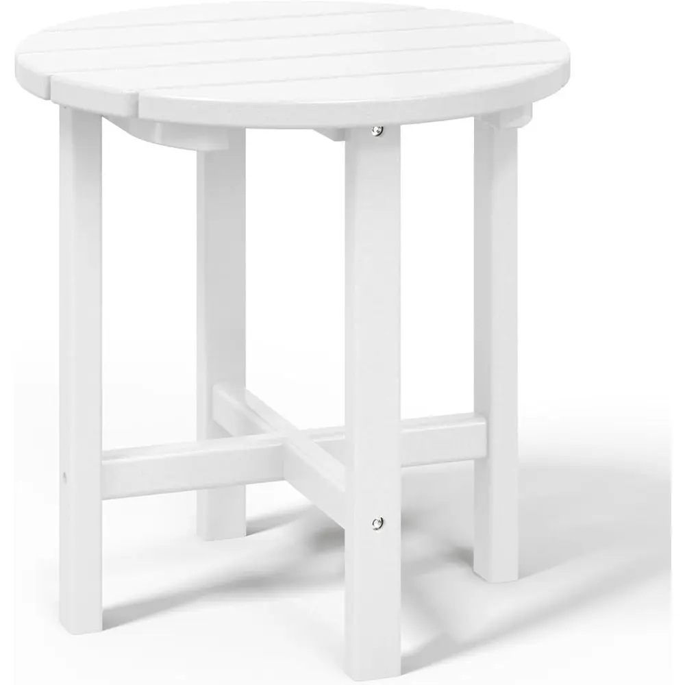 18 Round Side Table in White HDPE Material
18 Round Side Table in White HDPE Material