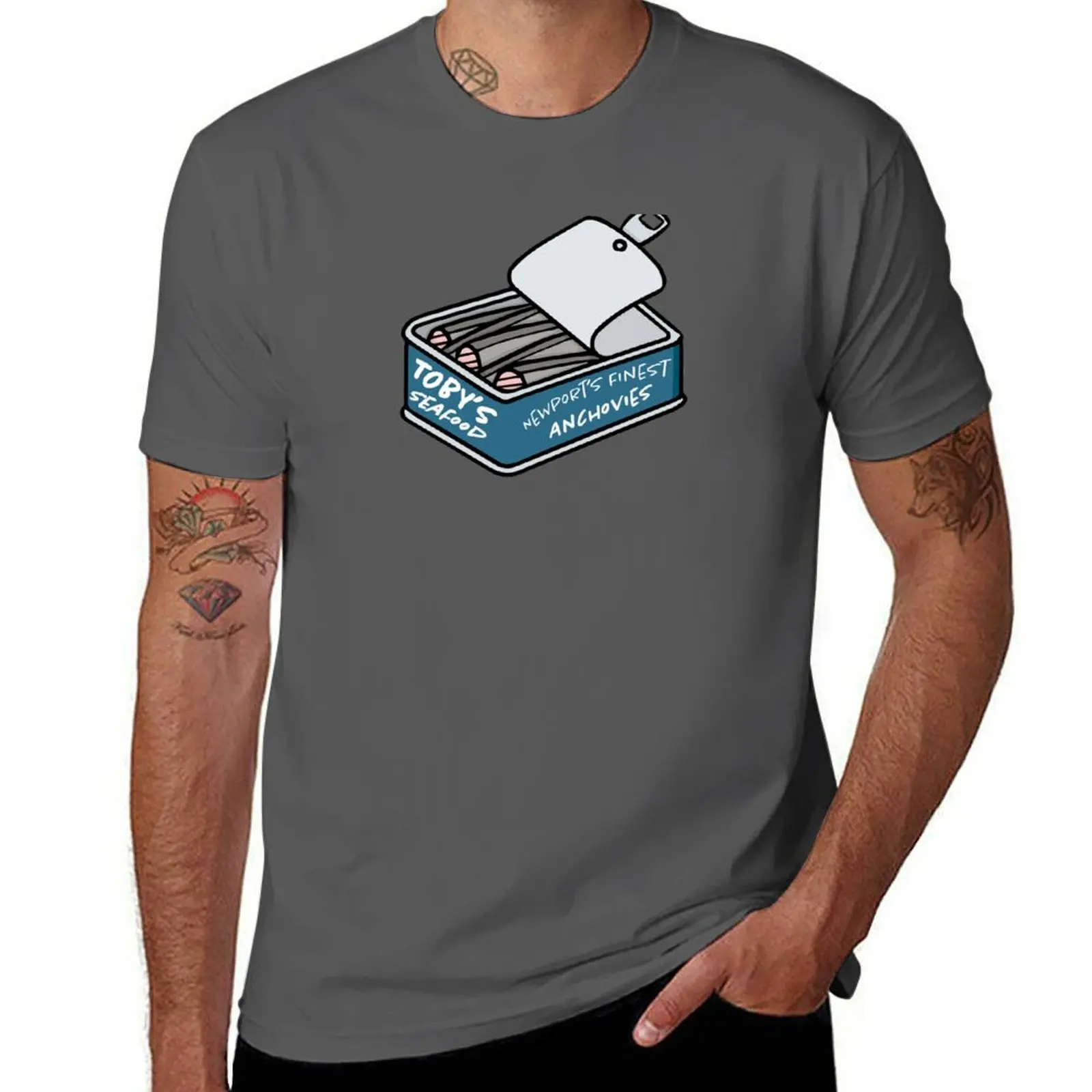 Toby's Anchovies - Newport's Finest T-Shirt T-shirts oversize blanks cotton graphic tees mens tall t shirts
Toby's Anchovies - Newport's Finest T-Shirt T-shirts oversize blanks cotton graphic tees mens tall t shirts