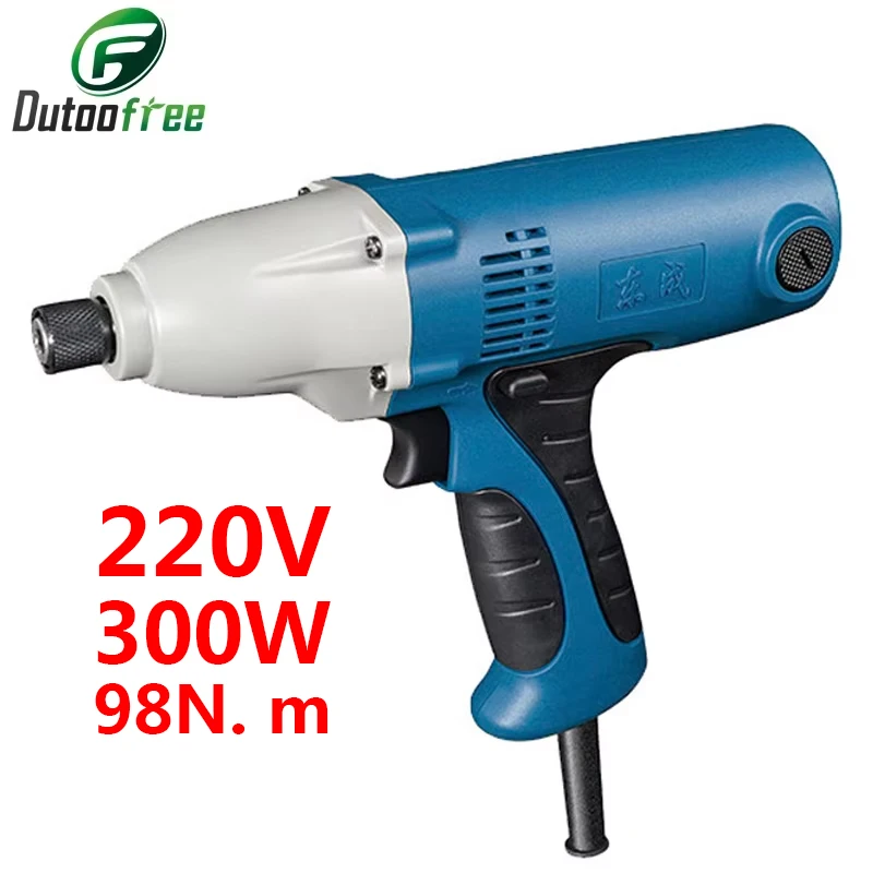 220V 300W Electric Drill Screwdriver 98N. m Impact Driver Household Multifunction Hit Electric Impact Screwdriver Power Tools
220V 300W Electric Drill Screwdriver 98N. m Impact Driver Household Multifunction Hit Electric Impact Screwdriver Power Tools