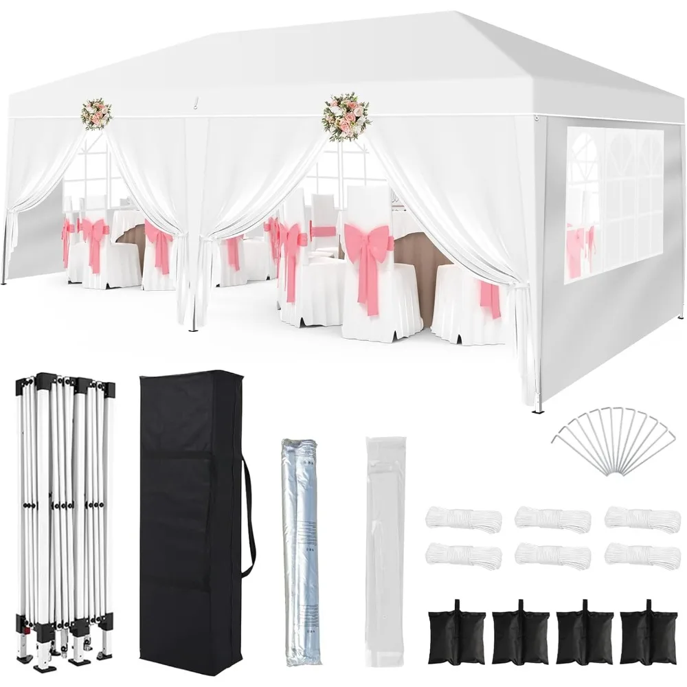 Kejector 10'x20' Pop Up Canopy Tent, UPF 50+ Sun Protection & Waterproof, Portable Folding Gazebo, Tent for Outdoor Beach Campin
Kejector 10'x20' Pop Up Canopy Tent, UPF 50+ Sun Protection & Waterproof, Portable Folding Gazebo, Tent for Outdoor Beach Campin
