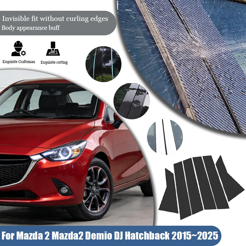 For Mazda 2 Mazda2 Demio DJ Hatchback 2015~2025 Car Door Window Middle Trim Cover B C Pillar Center Column Sticker Accessories
For Mazda 2 Mazda2 Demio DJ Hatchback 2015~2025 Car Door Window Middle Trim Cover B C Pillar Center Column Sticker Accessories