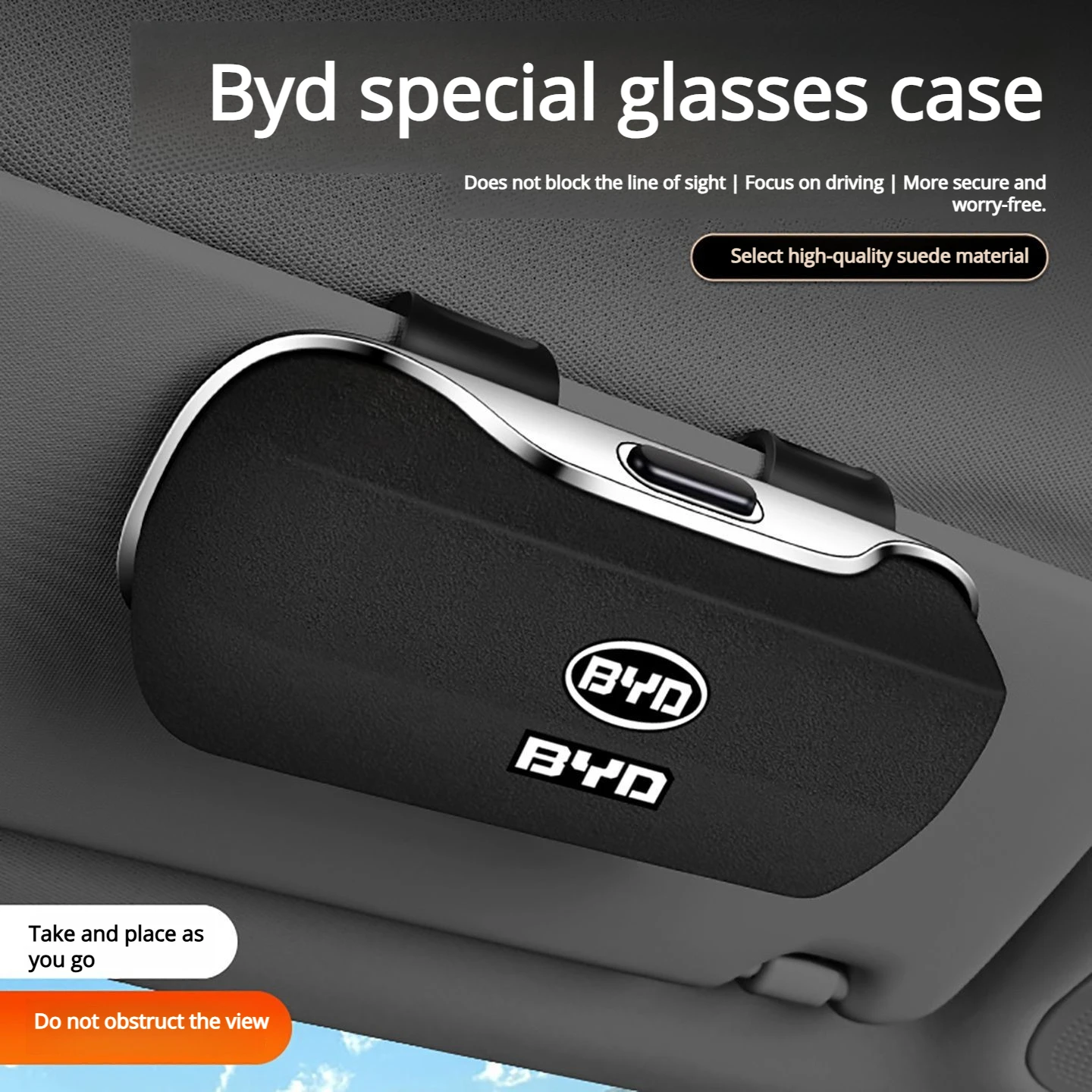 FOR Byd car suede eyeglass case, a multi-functional car accessory with sunshade and storage, is universal in the car and does no
FOR Byd car suede eyeglass case, a multi-functional car accessory with sunshade and storage, is universal in the car and does no