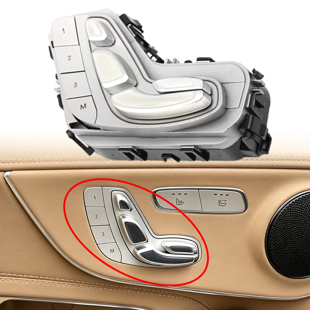 Power Seat Adjustment Control Switch Button for Mercedes-Benz C E GLC EQC CLS Class W205 C205 A205 W213 X253 C253 N293 C257
Power Seat Adjustment Control Switch Button for Mercedes-Benz C E GLC EQC CLS Class W205 C205 A205 W213 X253 C253 N293 C257