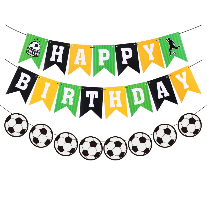 1set Football Party Happy Birthday Banner Paper Garland Kids Boys Sports Theme Soccer Birthday Party Decoration Favors Supplies
1set Football Party Happy Birthday Banner Paper Garland Kids Boys Sports Theme Soccer Birthday Party Decoration Favors Supplies