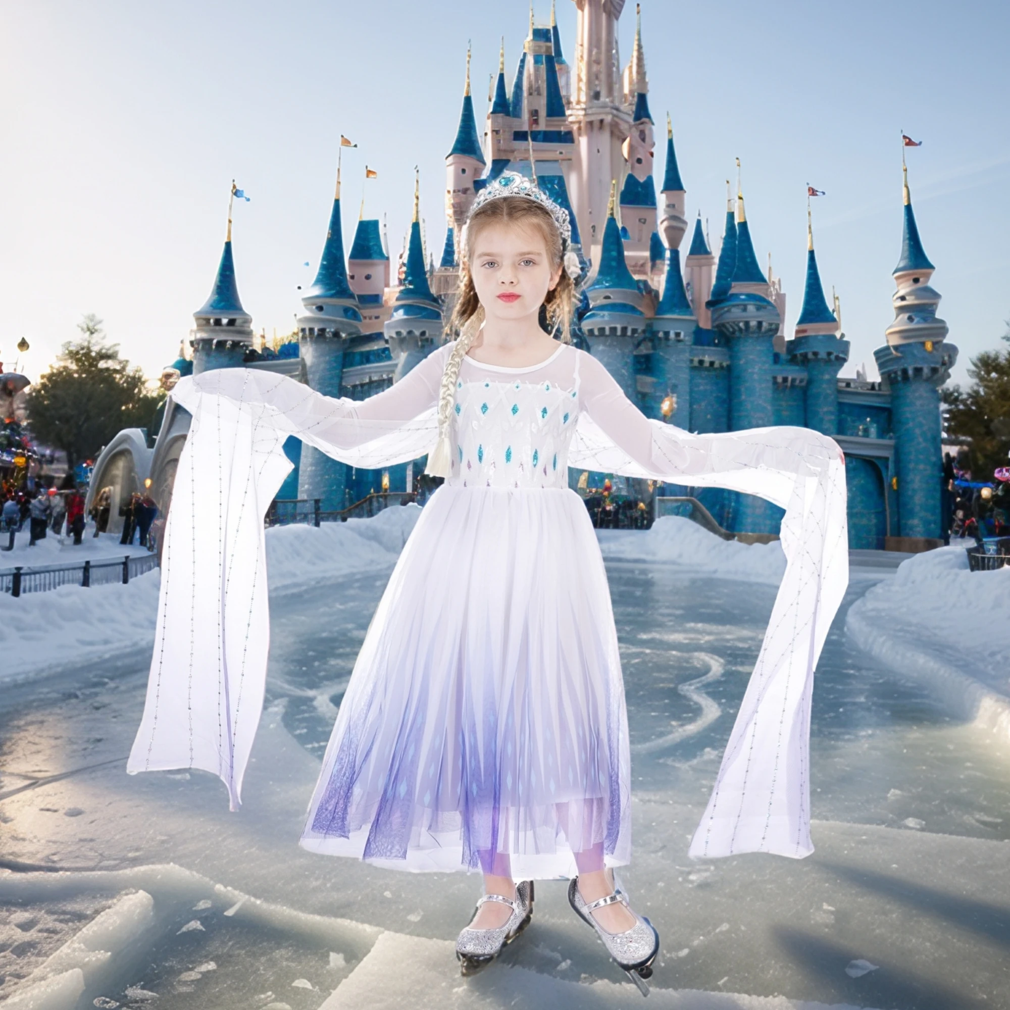 2-10 years Snow Queen Girls Dress Princess Elsa Dress Kids Fancy Children Vestidos Birthday Carnival Fancy Party Disguise
2-10 years Snow Queen Girls Dress Princess Elsa Dress Kids Fancy Children Vestidos Birthday Carnival Fancy Party Disguise