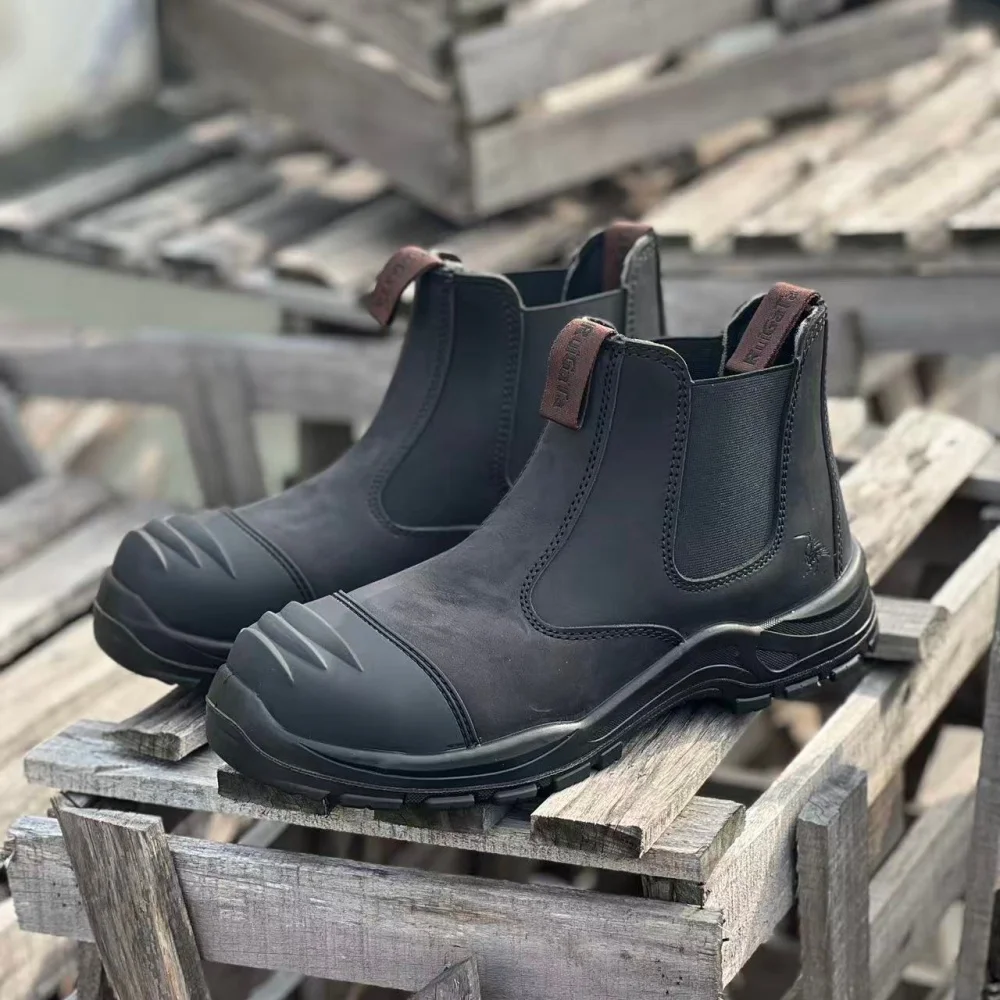 Men s Anti Smash Anti Puncture European Standard Steel Toe Safety Boots Cowhide High Top Work Protective Shoes
Men s Anti Smash Anti Puncture European Standard Steel Toe Safety Boots Cowhide High Top Work Protective Shoes