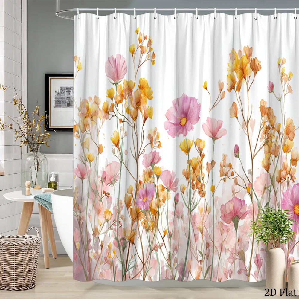 Botanical Watercolor Floral Shower Curtain Bathroom Decor Waterproof Curtain Boho Chic Aesthetic Design 180x200cm
Botanical Watercolor Floral Shower Curtain Bathroom Decor Waterproof Curtain Boho Chic Aesthetic Design 180x200cm