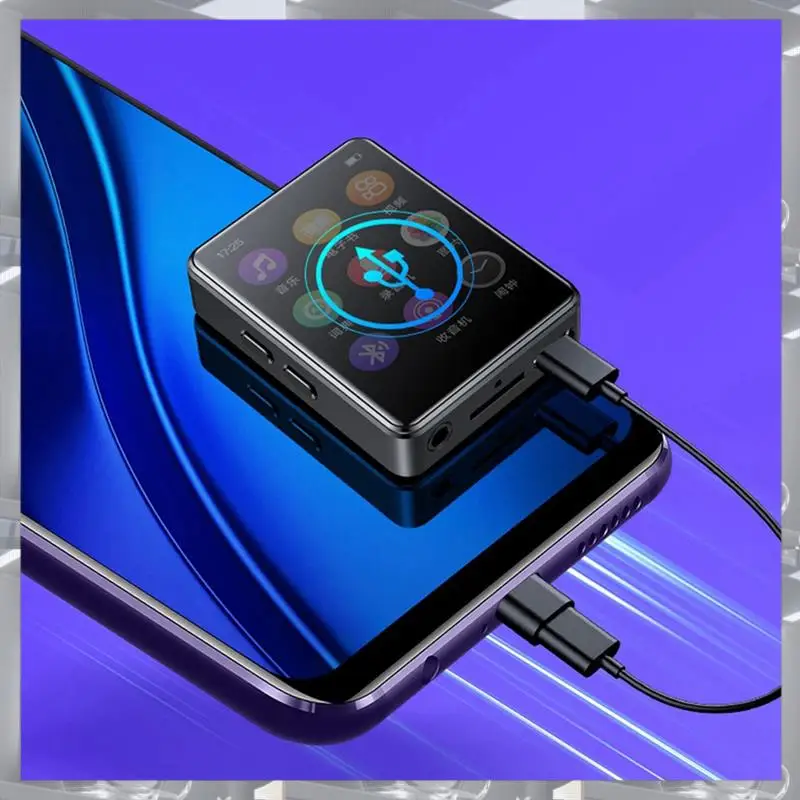 Mini MP3 Player Bluetooth 5.0 Hifi Music & Video Player With Full Touch Screen, Built-In Speaker, FM Radio
Mini MP3 Player Bluetooth 5.0 Hifi Music & Video Player With Full Touch Screen, Built-In Speaker, FM Radio