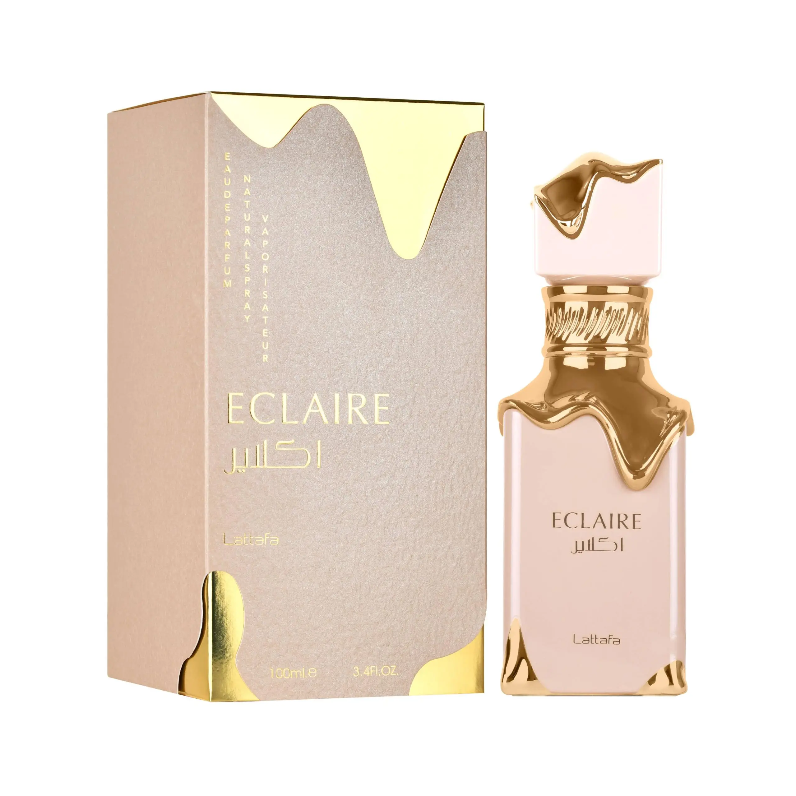 Lattafa Eclaire - Vanilla, Caramel, Sweet, Floral - Eau de Parfum Long-Lasting Fragrance for Women, 3.40 Ounce / 100 ml
Lattafa Eclaire - Vanilla, Caramel, Sweet, Floral - Eau de Parfum Long-Lasting Fragrance for Women, 3.40 Ounce / 100 ml