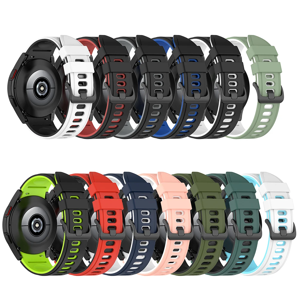 Ремешок силиконовый для Samsung Galaxy Watch 6 5 4 40/44 мм, браслет для наручных часов 5 Pro 45 мм, Classic 43/47 мм, 20 мм
Ремешок силиконовый для Samsung Galaxy Watch 6 5 4 40/44 мм, браслет для наручных часов 5 Pro 45 мм, Classic 43/47 мм, 20 мм