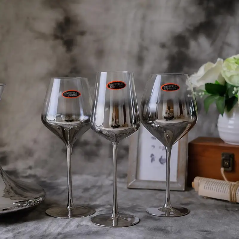 Elegant Silver Crystal Wine Glasses Champagne Cup Highball Glasses Table Decoration Bar Accessories Handmade European Style
Elegant Silver Crystal Wine Glasses Champagne Cup Highball Glasses Table Decoration Bar Accessories Handmade European Style