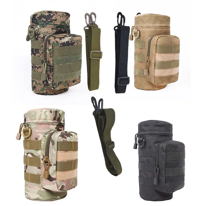 Outdoor Molle Water Bottle Bag Shoulder Water Bag Tactical Water Bottle Pouch Sports Kettle Bag for Outdoor Travel Cycling
Outdoor Molle Water Bottle Bag Shoulder Water Bag Tactical Water Bottle Pouch Sports Kettle Bag for Outdoor Travel Cycling