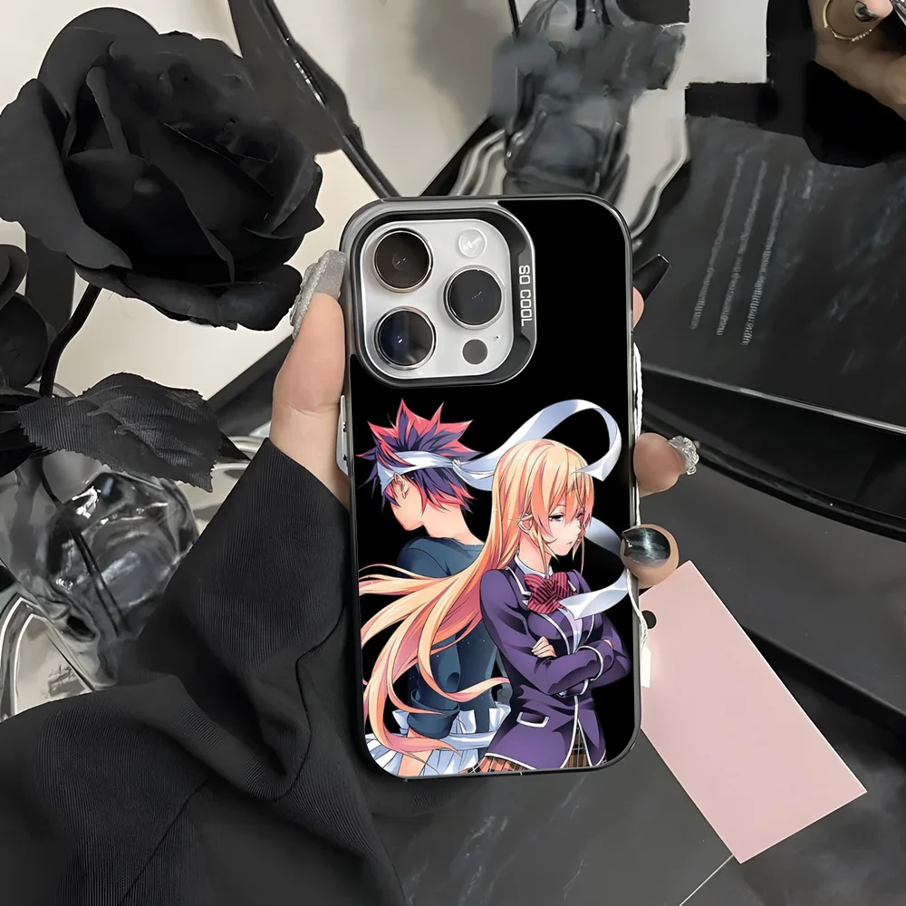 F-Food Wars Shokugeki S-Soma Phone Case For iPhone 16 15 14 13 12 11 Pro Max Black Matte Laser Metallic Aurora Funda
F-Food Wars Shokugeki S-Soma Phone Case For iPhone 16 15 14 13 12 11 Pro Max Black Matte Laser Metallic Aurora Funda