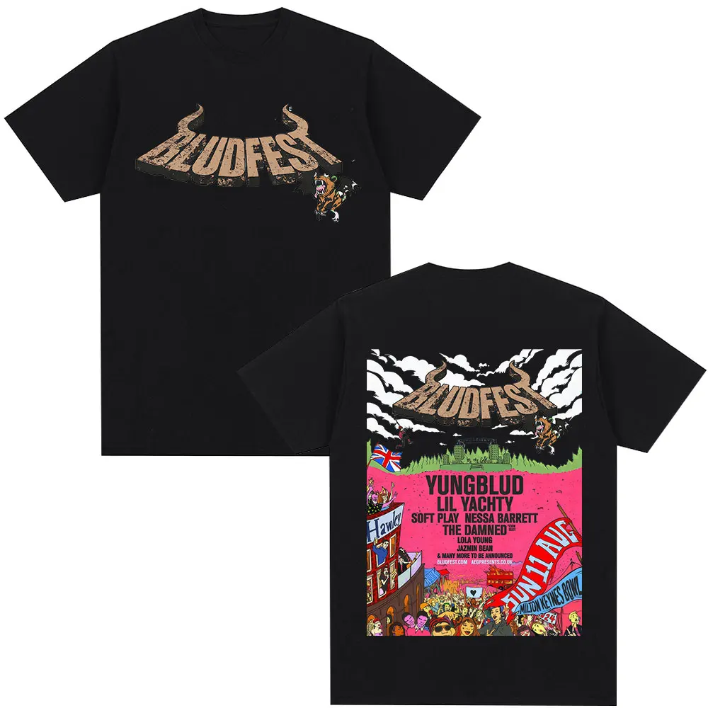 Yungblud Bludfest Music Festival Merch T Shirt Men Women Clothing Fashion Hip Hop Short Sleeve T-shirts Casual Cotton Tee Shirt
Yungblud Bludfest Music Festival Merch T Shirt Men Women Clothing Fashion Hip Hop Short Sleeve T-shirts Casual Cotton Tee Shirt