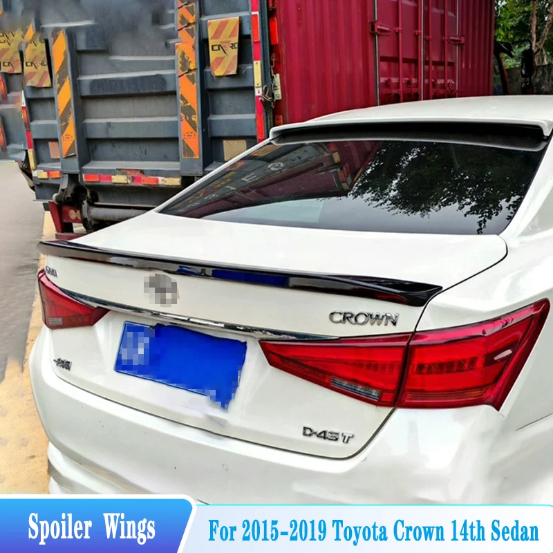 For 2015-2019 Toyota Crown 14th Sedan Rear Trunk Lid Lip Spoiler Rear Window Roof Spoiler Wings ABS Material BodyKit Accessories
For 2015-2019 Toyota Crown 14th Sedan Rear Trunk Lid Lip Spoiler Rear Window Roof Spoiler Wings ABS Material BodyKit Accessories