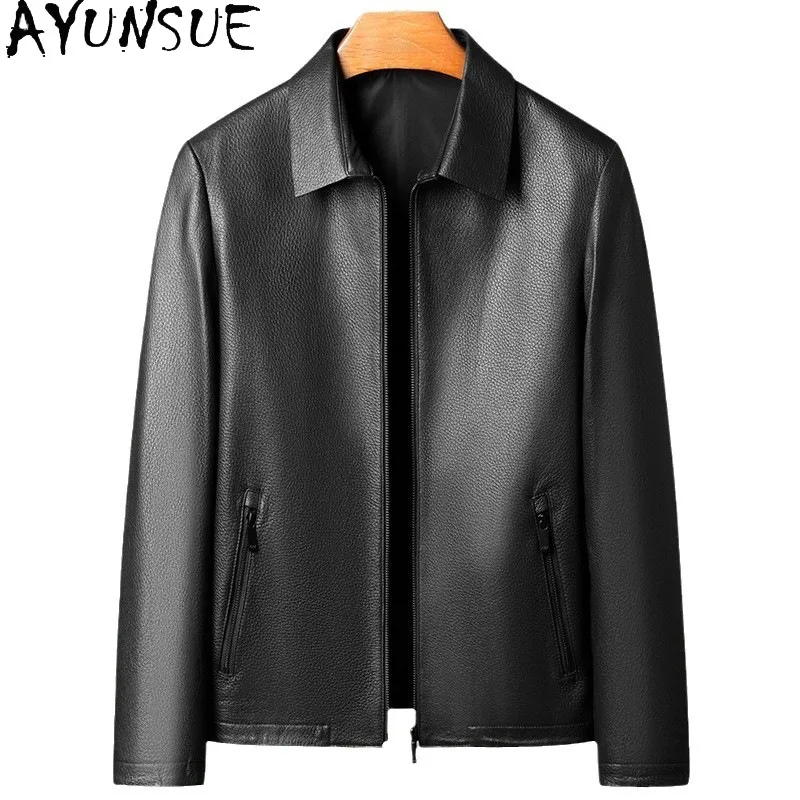 AYUNSUE Top Layer Goatskin Real Leather Jacket Men Business Casual Suit Coat New in Coats Autumn Mens Clothes Jaqueta De Couro
AYUNSUE Top Layer Goatskin Real Leather Jacket Men Business Casual Suit Coat New in Coats Autumn Mens Clothes Jaqueta De Couro