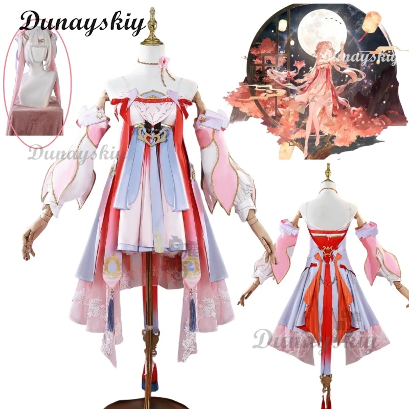 Game Wuthering Waves Jinhsi Peach Blossom Cosplay Costume Wig New Skin Dress Uniform Jinzhou Magistrate Jue Halloween Party
Game Wuthering Waves Jinhsi Peach Blossom Cosplay Costume Wig New Skin Dress Uniform Jinzhou Magistrate Jue Halloween Party