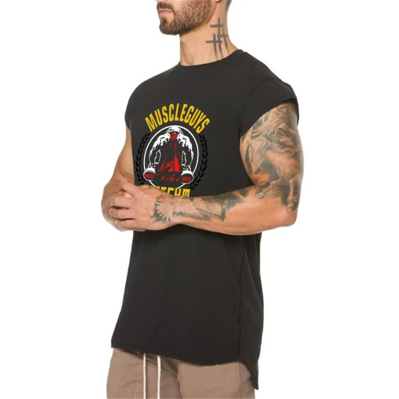 Mens Workout Gym Clothing Bodybuilding Fitness Tank Top Casual Muscle Vest Fashion Running Brand Sports Small Half Sleeve TShirt
Mens Workout Gym Clothing Bodybuilding Fitness Tank Top Casual Muscle Vest Fashion Running Brand Sports Small Half Sleeve TShirt
