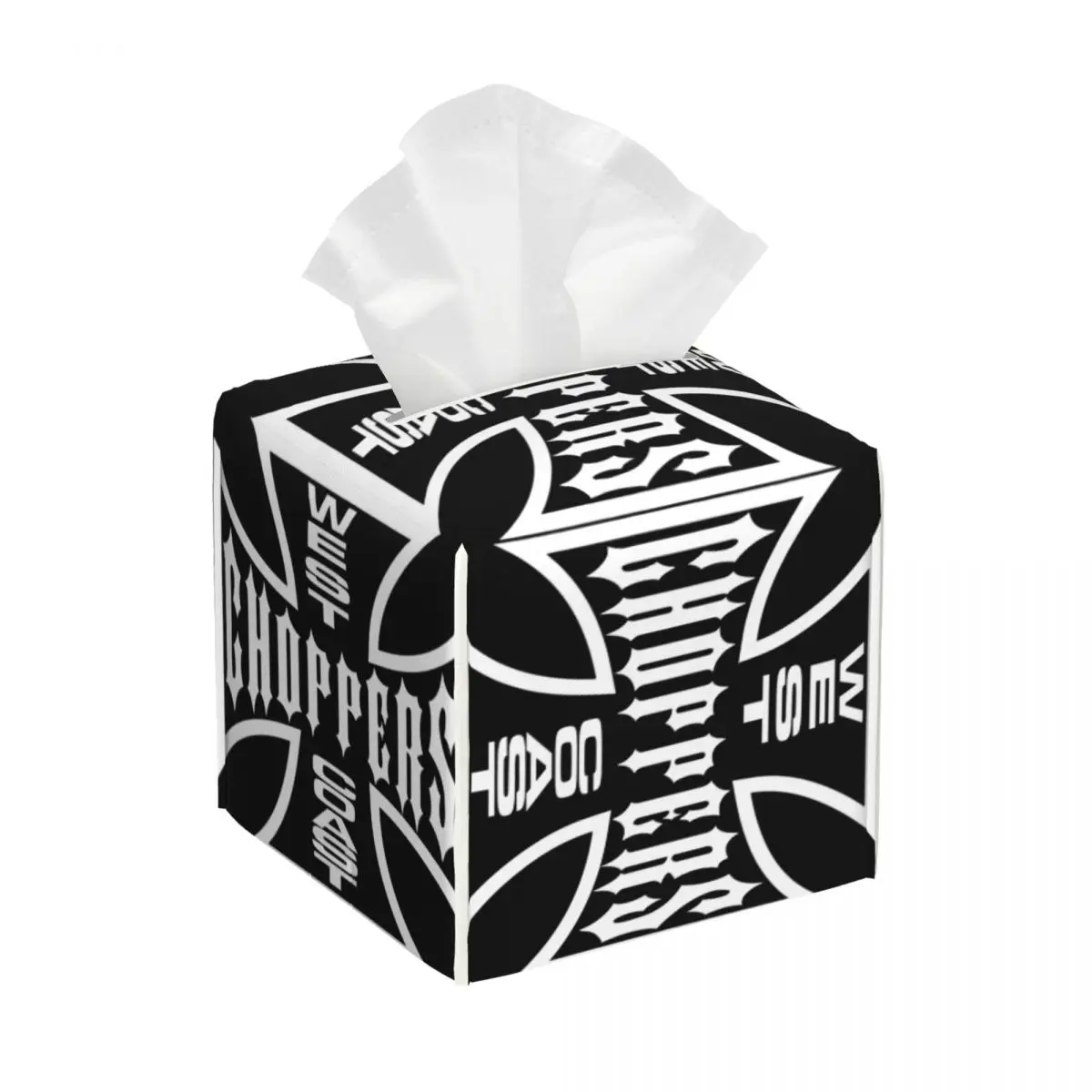 Custom West Coast Iron Cross Chopperss Tissue Box Cover Square PU Leather Facial Tissues Holder for Car
Custom West Coast Iron Cross Chopperss Tissue Box Cover Square PU Leather Facial Tissues Holder for Car