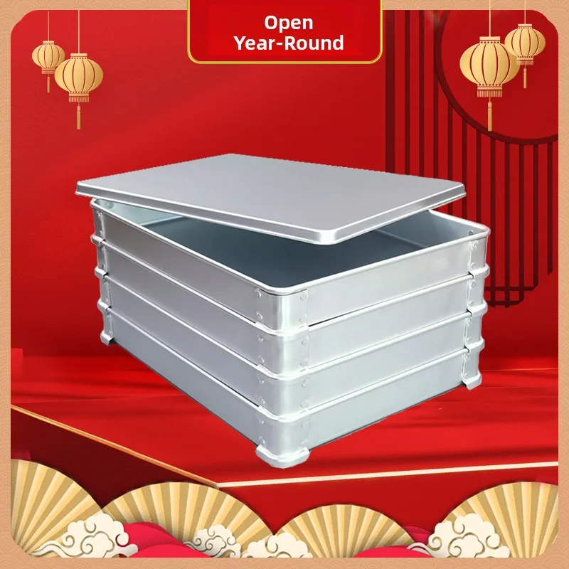 Japanese Style Stackable Aluminum Dumpling Plate Food Ingredient Box Fridge Freshness Box Anodized Aluminum Rust Resistant
Japanese Style Stackable Aluminum Dumpling Plate Food Ingredient Box Fridge Freshness Box Anodized Aluminum Rust Resistant
