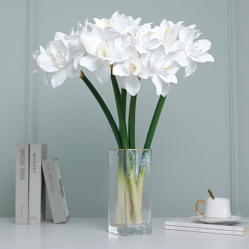 3-головочная искусственная орхидея Кливии, искусственный цветок для дома, гостиной, спальни, декор, свадьба, годовщина, события, украшение для вечеринки
3-головочная искусственная орхидея Кливии, искусственный цветок для дома, гостиной, спальни, декор, свадьба, годовщина, события, украшение для вечеринки