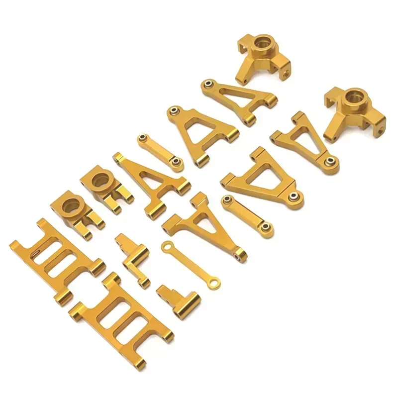 MJX 14301 14302 Metal Suspension Arm Steering Cup Link Rod Steering Assembly Accessories Set 1/14 RC Car Upgrade Parts Kit
MJX 14301 14302 Metal Suspension Arm Steering Cup Link Rod Steering Assembly Accessories Set 1/14 RC Car Upgrade Parts Kit