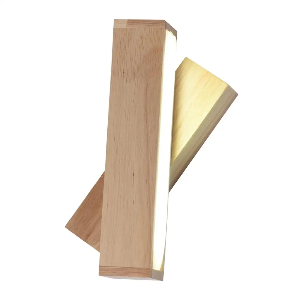 Rotating Wooden Wall Lamp 10W Warm Modern Nordic Bedroom Living Room Study Reading Light Solid Wood LED Lighting Tool Small
Rotating Wooden Wall Lamp 10W Warm Modern Nordic Bedroom Living Room Study Reading Light Solid Wood LED Lighting Tool Small