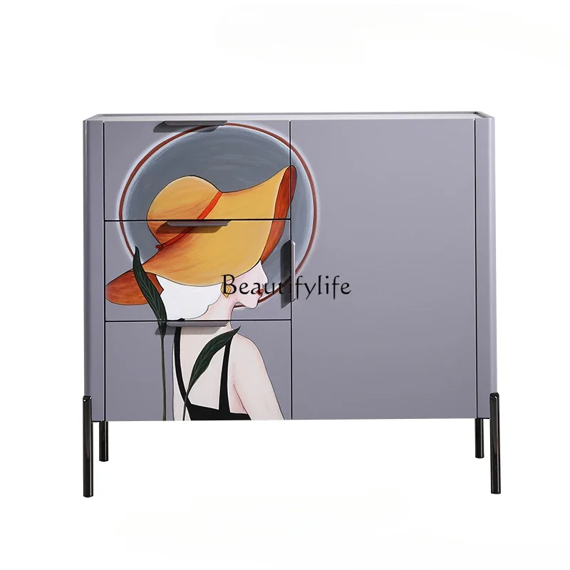Italian Light Luxury Solid Wood Modern Minimalist Bedroom Storage Cabinet Nordic Living Room Entrance Cabinet
Italian Light Luxury Solid Wood Modern Minimalist Bedroom Storage Cabinet Nordic Living Room Entrance Cabinet