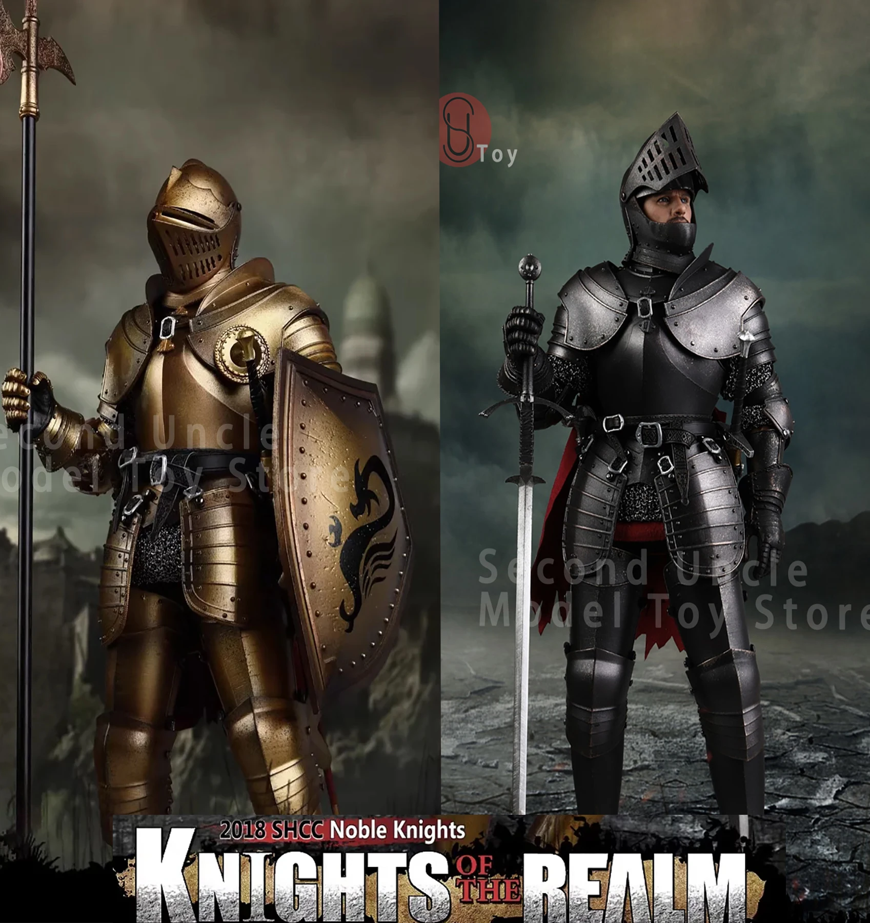 Original COOMODEL SE034 SE035 Noble Knights Black Knights 2018SHCC Limited Edition Male Soldier Action Figure Model Toys
Original COOMODEL SE034 SE035 Noble Knights Black Knights 2018SHCC Limited Edition Male Soldier Action Figure Model Toys