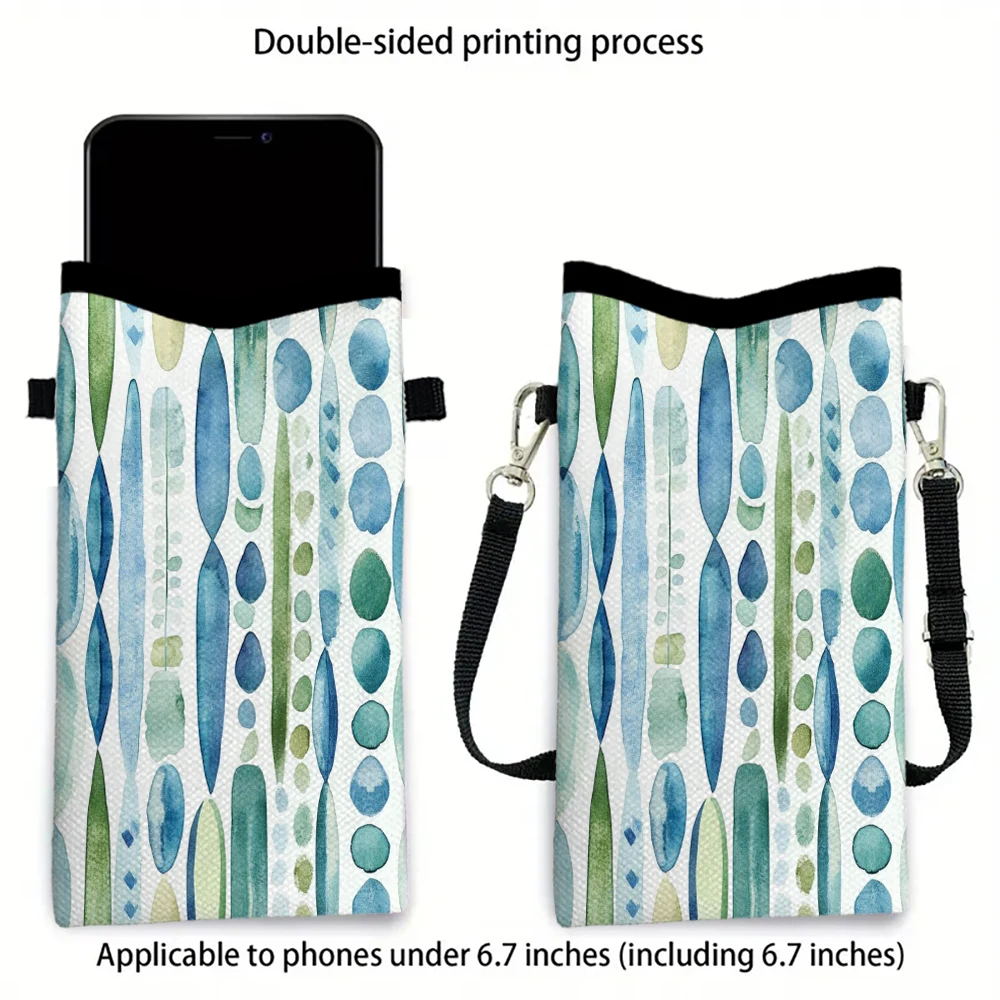 Fresh and High-end Water Ripples Fashion Mobile Phone Bag Multifunctional Crossbody Phone Bag Adjustable Strap Shoulder Bag 1.20
Fresh and High-end Water Ripples Fashion Mobile Phone Bag Multifunctional Crossbody Phone Bag Adjustable Strap Shoulder Bag 1.20