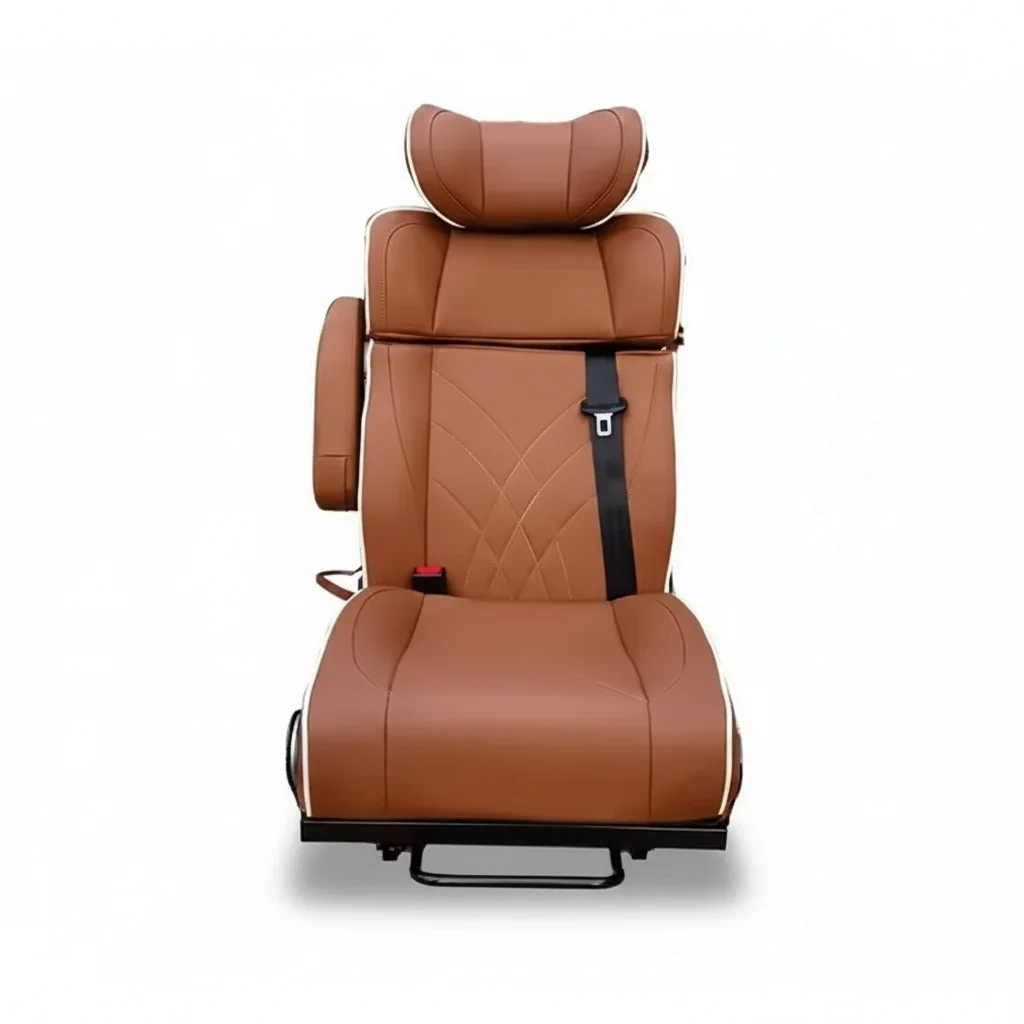 Factory Priced Custom Reclining Leather RV Bed Seat Adjustable Comfort Passenger Seat for Camper Vans Modified Car Seats
Factory Priced Custom Reclining Leather RV Bed Seat Adjustable Comfort Passenger Seat for Camper Vans Modified Car Seats
