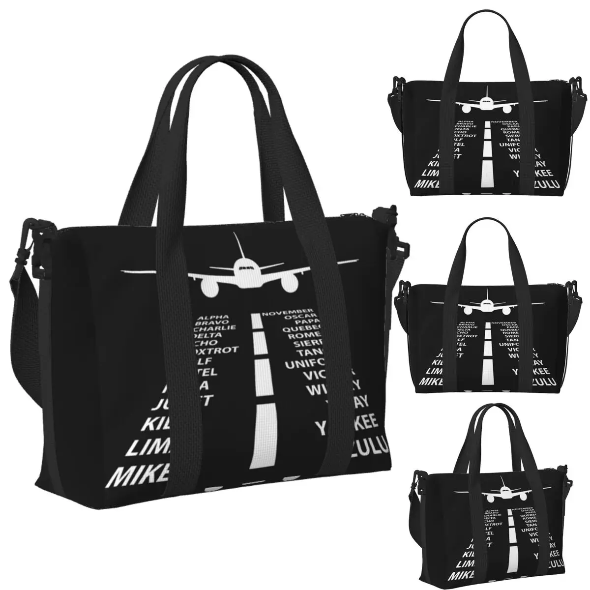 Phonetic Alphabet Pilot Airplane Funny Aviation Gift Beach Travel Bag Tote Bags for Gym Sport Women Shopping Duffle Shoulder Bag
Phonetic Alphabet Pilot Airplane Funny Aviation Gift Beach Travel Bag Tote Bags for Gym Sport Women Shopping Duffle Shoulder Bag