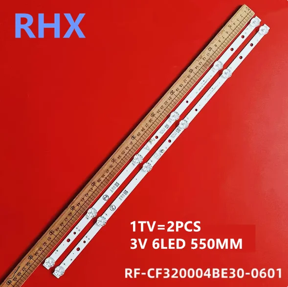 Лента подсветки ЖК-телевизора ДЛЯ H04T190 RF-CF 320004 BE30-0601 RF-CF 320004 AE30-0601 алюминий 100% новый 3В 6LED 550ММ
Лента подсветки ЖК-телевизора ДЛЯ H04T190 RF-CF 320004 BE30-0601 RF-CF 320004 AE30-0601 алюминий 100% новый 3В 6LED 550ММ